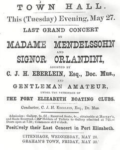 concert programme