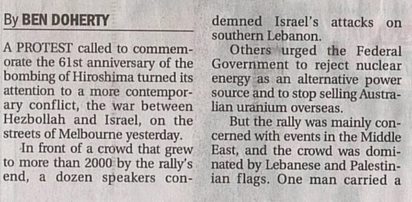 Colin Rubenstein and Israel Flag Burning